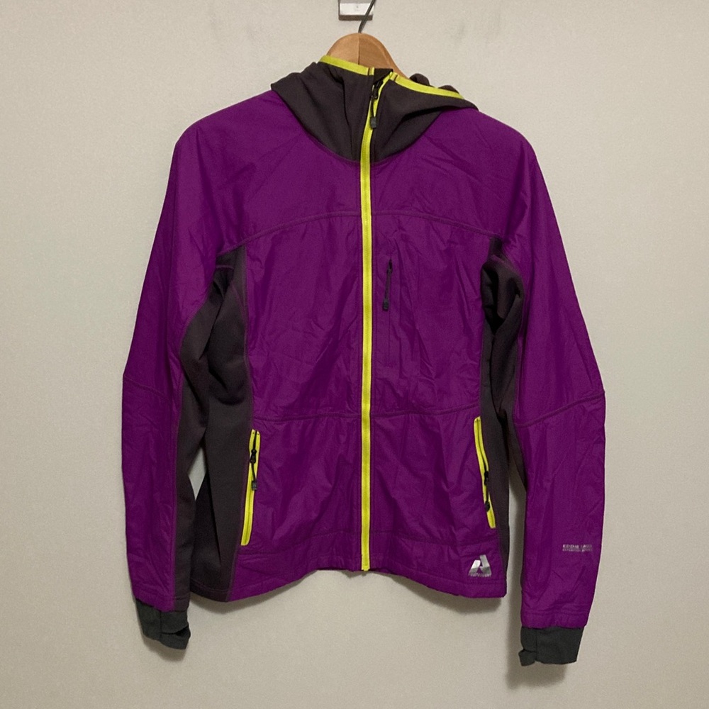 Women’s Large Eddie Bauer Expedition Outfitter Purple and Yellow Women's Jacket